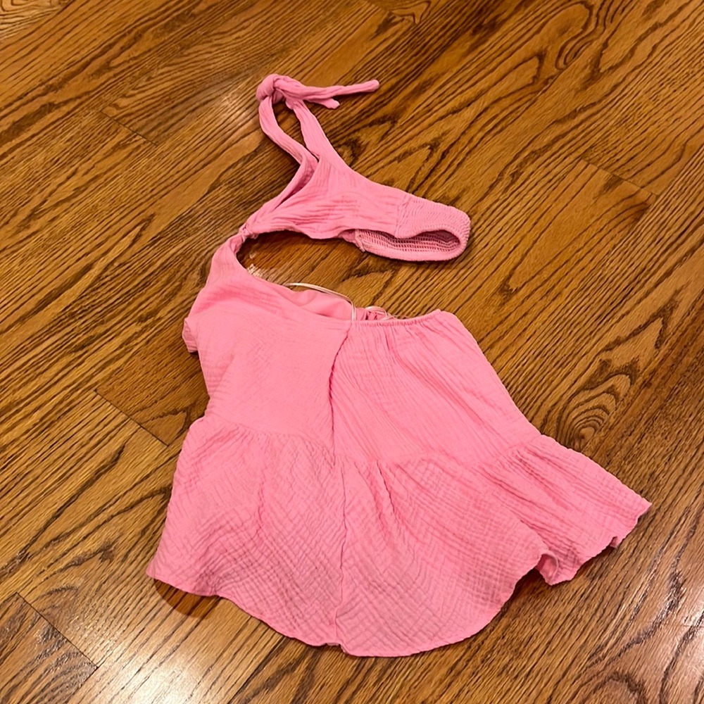 Peixoto Girl’s Pink Cut Out Dress Size M